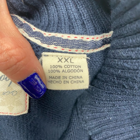 Original Weatherproof Vintage 1/4 zip holiday sweater - Picture 6 of 9